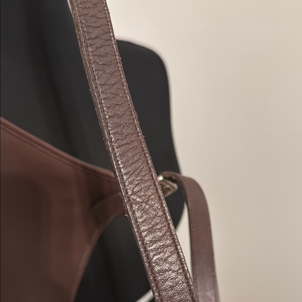 ⭐️SOLD⭐️Coach Hippie Flap Brown Leather Vintage Bag 9135 - Picture 11 of 13